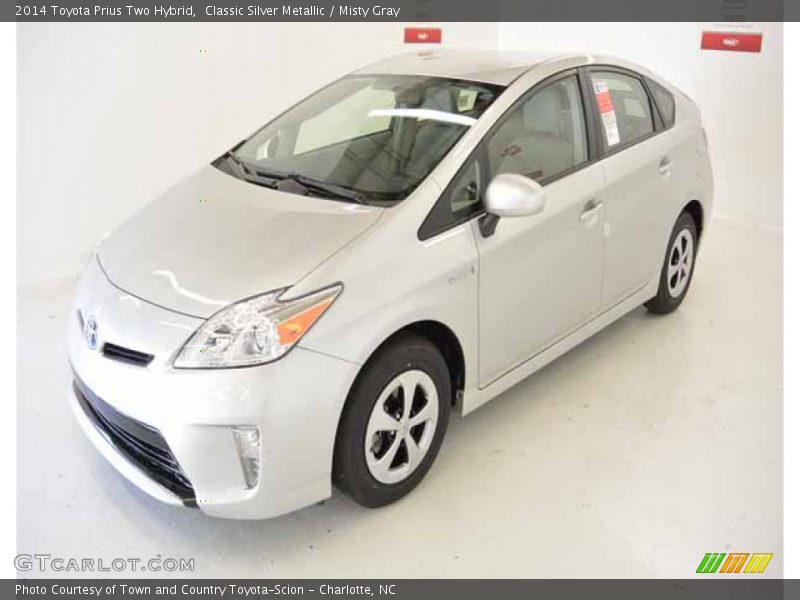 Classic Silver Metallic / Misty Gray 2014 Toyota Prius Two Hybrid