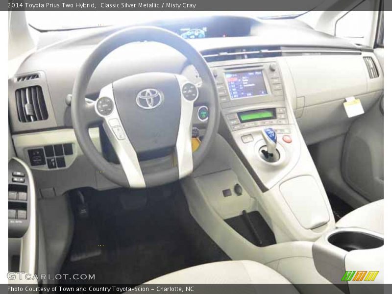 Classic Silver Metallic / Misty Gray 2014 Toyota Prius Two Hybrid