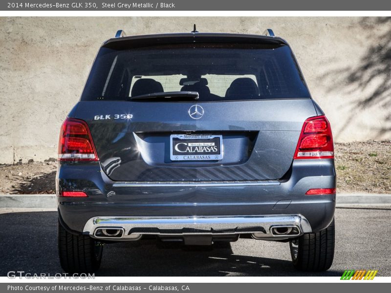 Steel Grey Metallic / Black 2014 Mercedes-Benz GLK 350