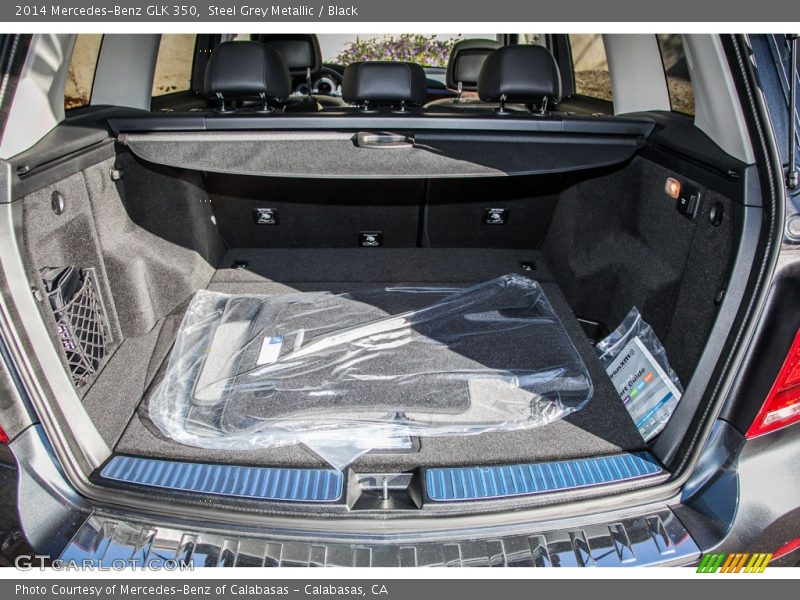 Steel Grey Metallic / Black 2014 Mercedes-Benz GLK 350