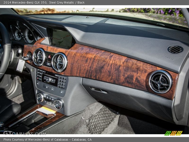 Steel Grey Metallic / Black 2014 Mercedes-Benz GLK 350
