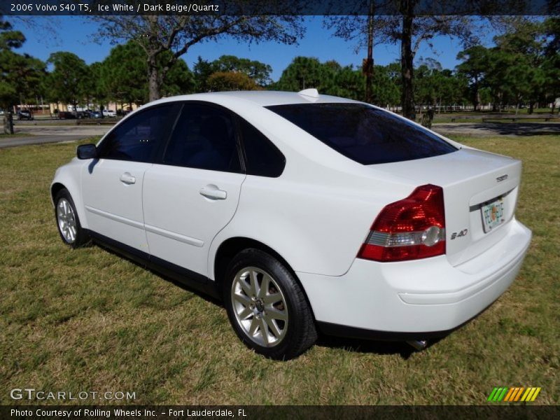 Ice White / Dark Beige/Quartz 2006 Volvo S40 T5