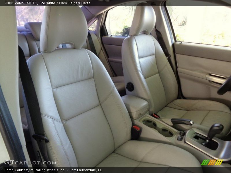 Ice White / Dark Beige/Quartz 2006 Volvo S40 T5