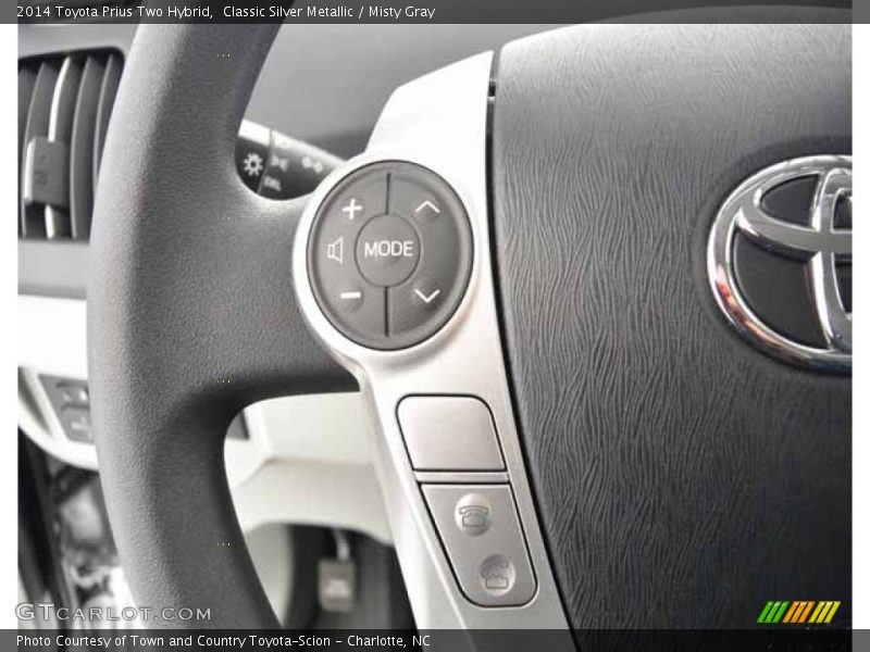 Classic Silver Metallic / Misty Gray 2014 Toyota Prius Two Hybrid