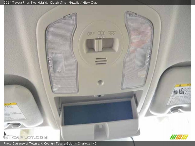 Classic Silver Metallic / Misty Gray 2014 Toyota Prius Two Hybrid