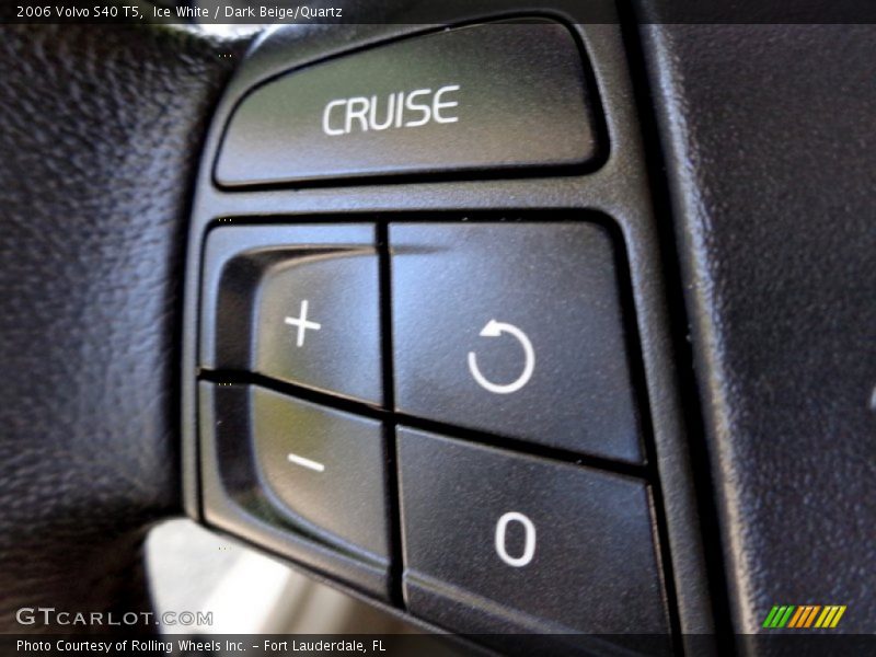 Ice White / Dark Beige/Quartz 2006 Volvo S40 T5