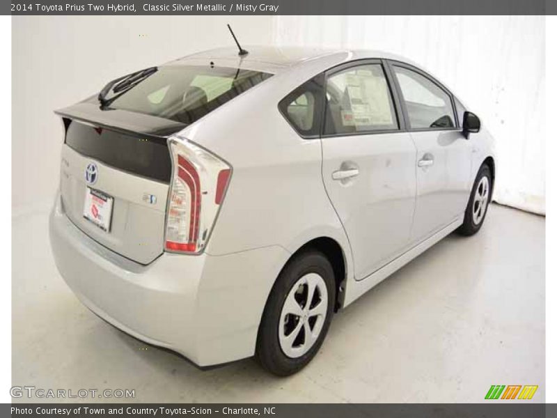 Classic Silver Metallic / Misty Gray 2014 Toyota Prius Two Hybrid