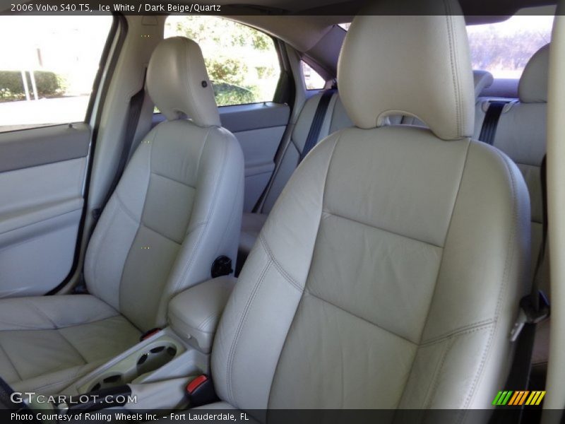 Ice White / Dark Beige/Quartz 2006 Volvo S40 T5