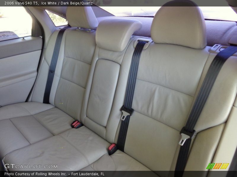 Ice White / Dark Beige/Quartz 2006 Volvo S40 T5