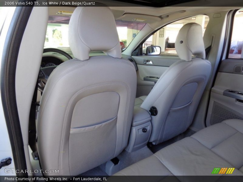 Ice White / Dark Beige/Quartz 2006 Volvo S40 T5