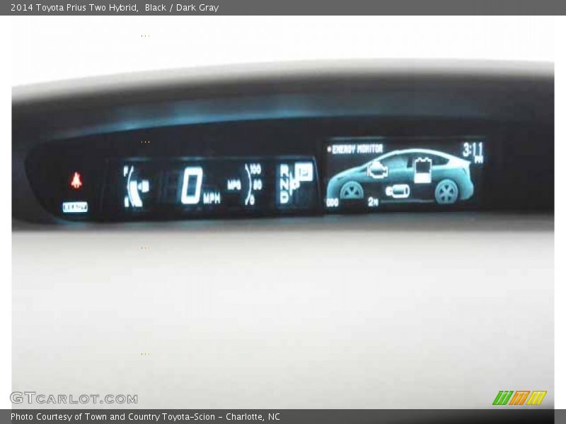 Black / Dark Gray 2014 Toyota Prius Two Hybrid