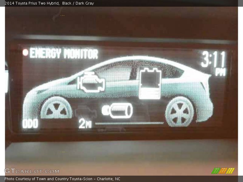 Black / Dark Gray 2014 Toyota Prius Two Hybrid
