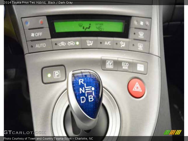 Black / Dark Gray 2014 Toyota Prius Two Hybrid