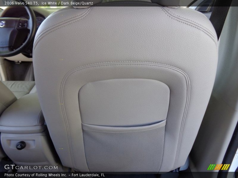 Ice White / Dark Beige/Quartz 2006 Volvo S40 T5