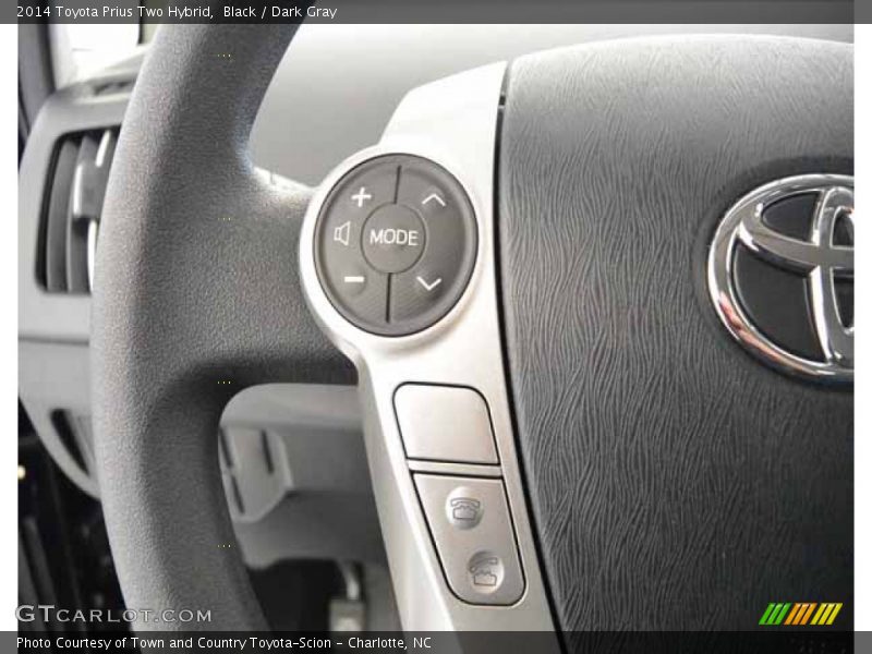 Black / Dark Gray 2014 Toyota Prius Two Hybrid