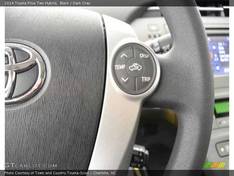 Black / Dark Gray 2014 Toyota Prius Two Hybrid