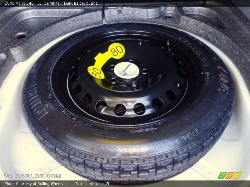 Ice White / Dark Beige/Quartz 2006 Volvo S40 T5
