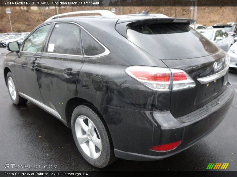 Obsidian Black / Parchment 2014 Lexus RX 350 AWD