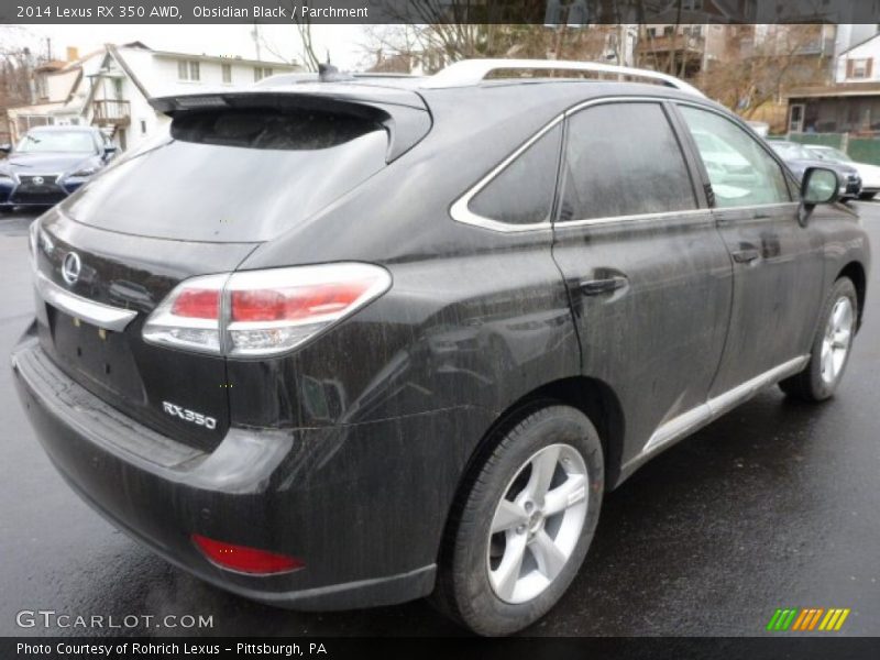 Obsidian Black / Parchment 2014 Lexus RX 350 AWD