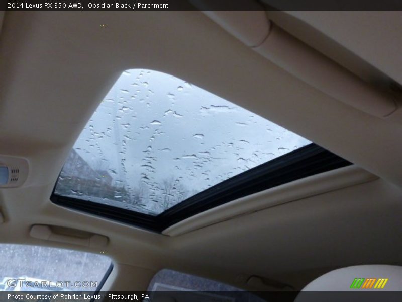 Obsidian Black / Parchment 2014 Lexus RX 350 AWD