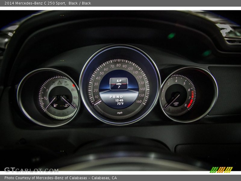 Black / Black 2014 Mercedes-Benz C 250 Sport
