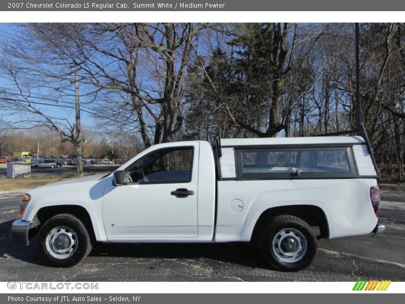 Summit White / Medium Pewter 2007 Chevrolet Colorado LS Regular Cab