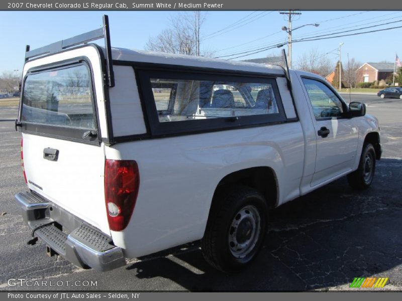 Summit White / Medium Pewter 2007 Chevrolet Colorado LS Regular Cab