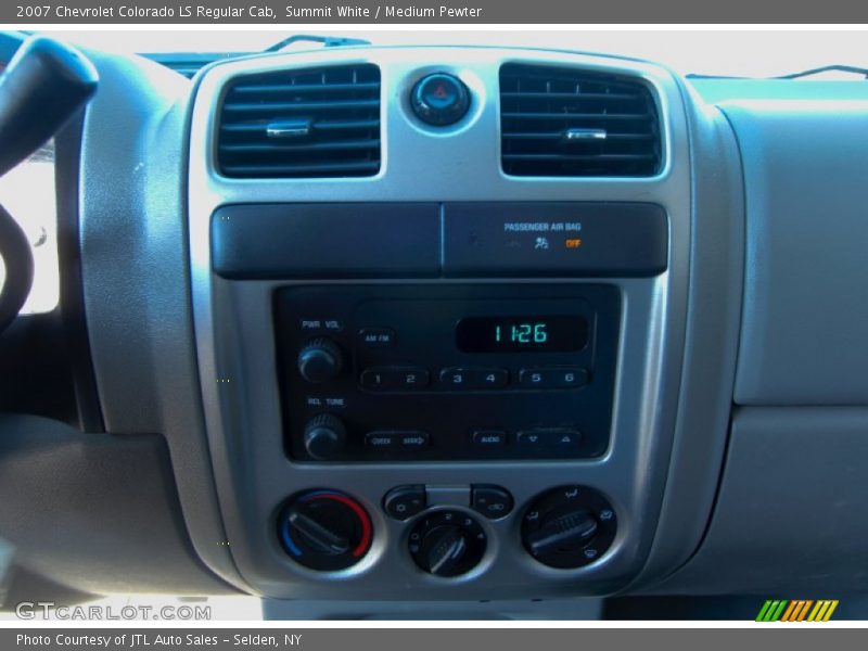 Summit White / Medium Pewter 2007 Chevrolet Colorado LS Regular Cab
