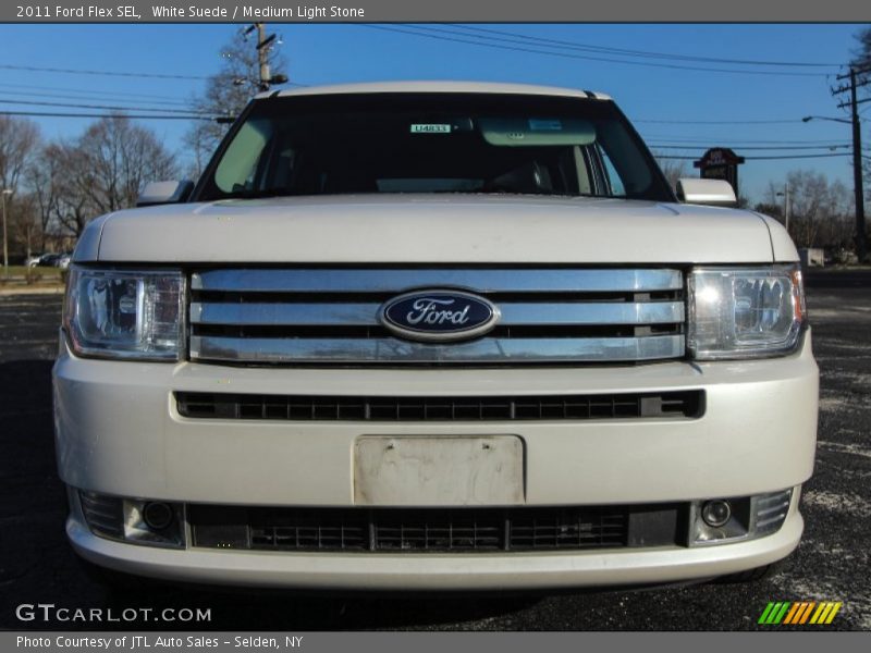 White Suede / Medium Light Stone 2011 Ford Flex SEL