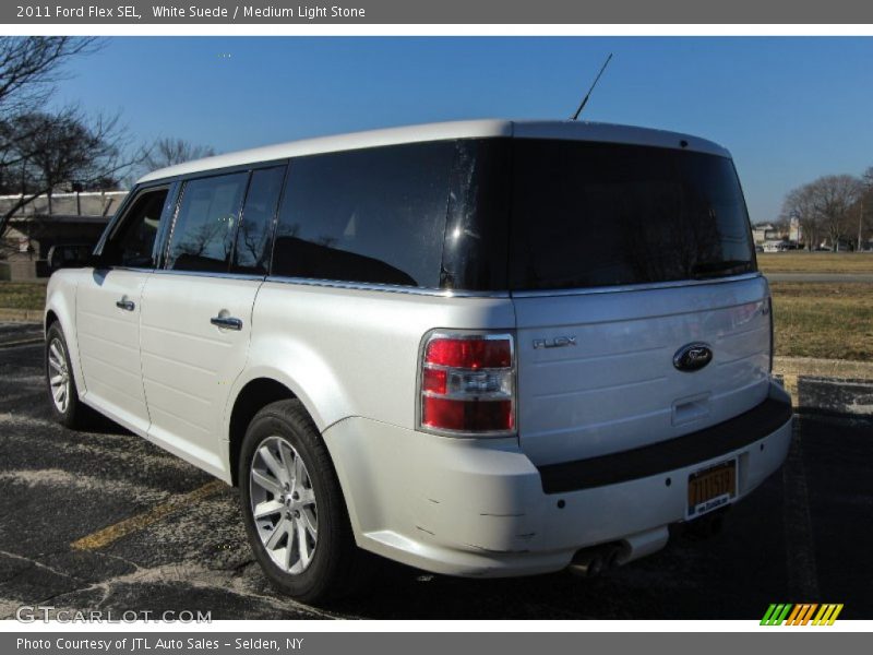 White Suede / Medium Light Stone 2011 Ford Flex SEL