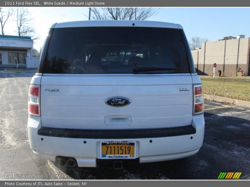 White Suede / Medium Light Stone 2011 Ford Flex SEL