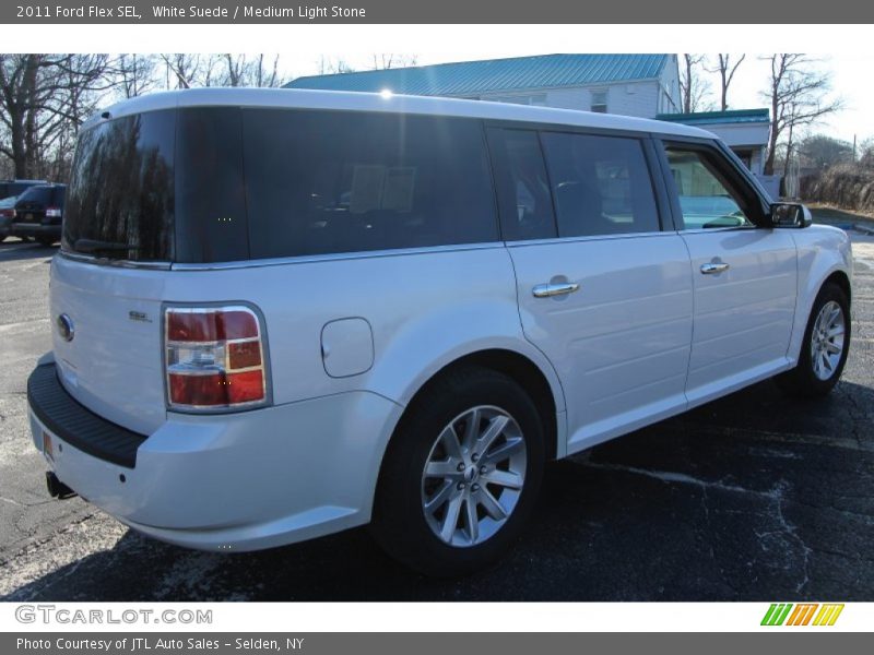 White Suede / Medium Light Stone 2011 Ford Flex SEL