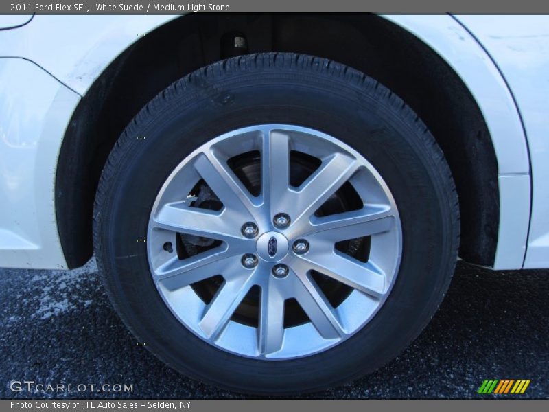 White Suede / Medium Light Stone 2011 Ford Flex SEL