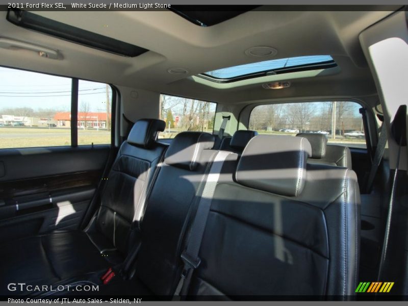 White Suede / Medium Light Stone 2011 Ford Flex SEL