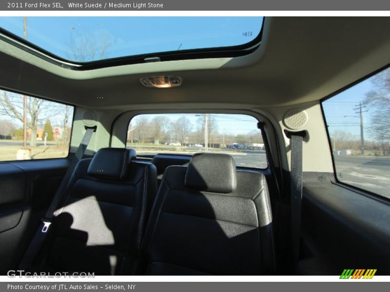 White Suede / Medium Light Stone 2011 Ford Flex SEL