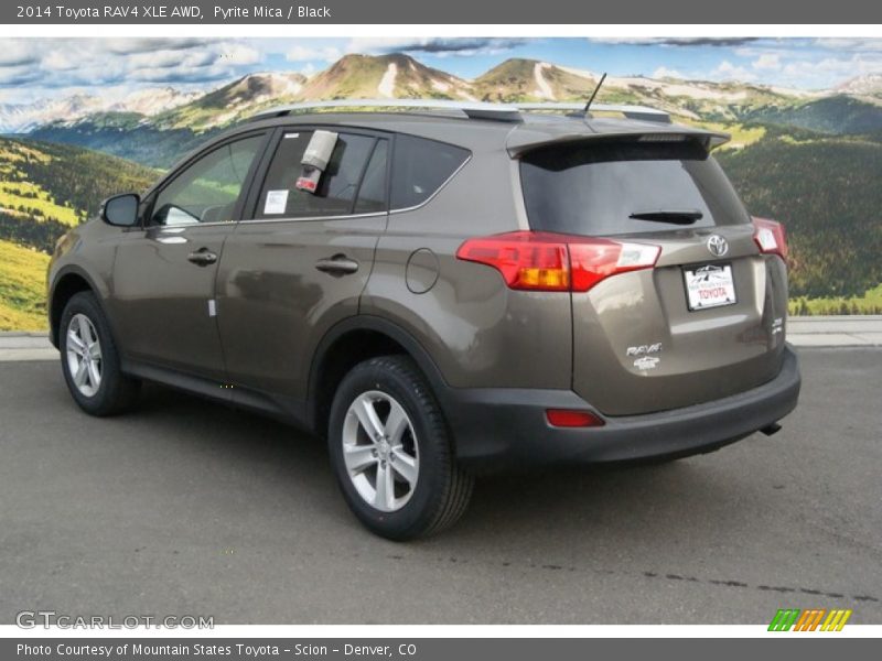 Pyrite Mica / Black 2014 Toyota RAV4 XLE AWD