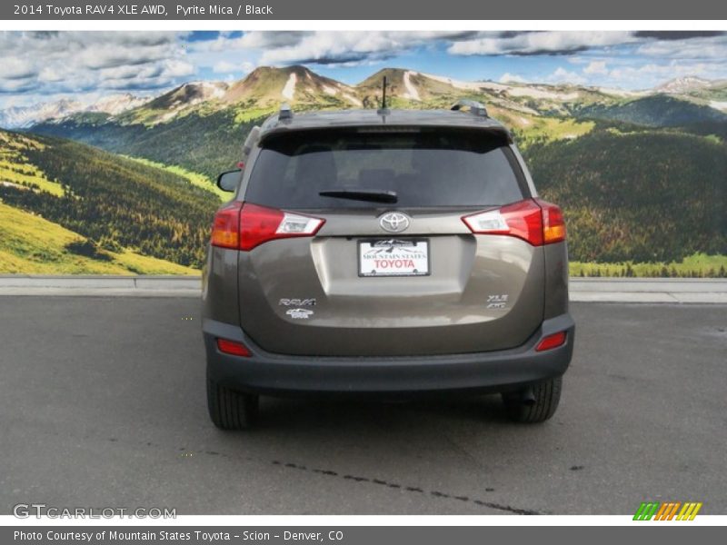 Pyrite Mica / Black 2014 Toyota RAV4 XLE AWD