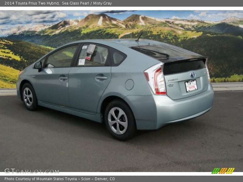 Sea Glass Pearl / Misty Gray 2014 Toyota Prius Two Hybrid