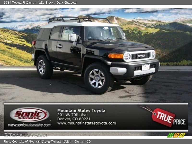 Black / Dark Charcoal 2014 Toyota FJ Cruiser 4WD