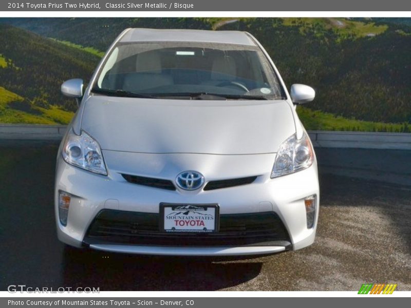 Classic Silver Metallic / Bisque 2014 Toyota Prius Two Hybrid