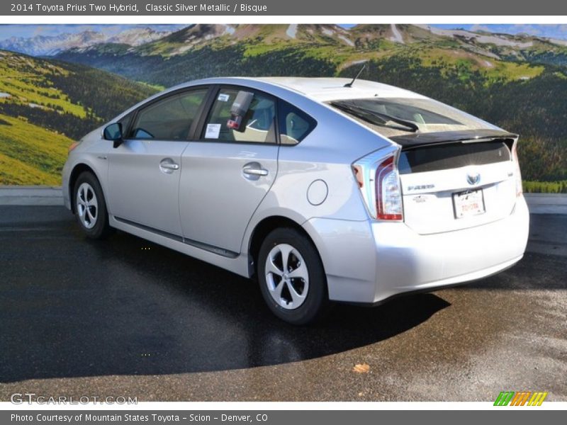 Classic Silver Metallic / Bisque 2014 Toyota Prius Two Hybrid