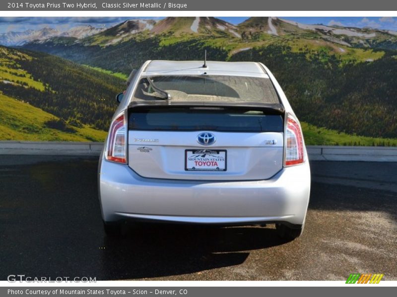 Classic Silver Metallic / Bisque 2014 Toyota Prius Two Hybrid