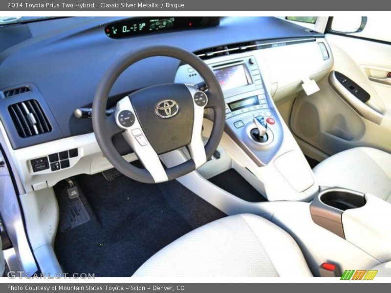 Classic Silver Metallic / Bisque 2014 Toyota Prius Two Hybrid