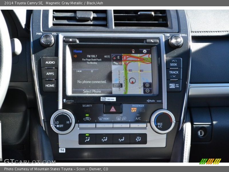 Magnetic Gray Metallic / Black/Ash 2014 Toyota Camry SE