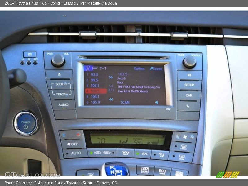 Classic Silver Metallic / Bisque 2014 Toyota Prius Two Hybrid