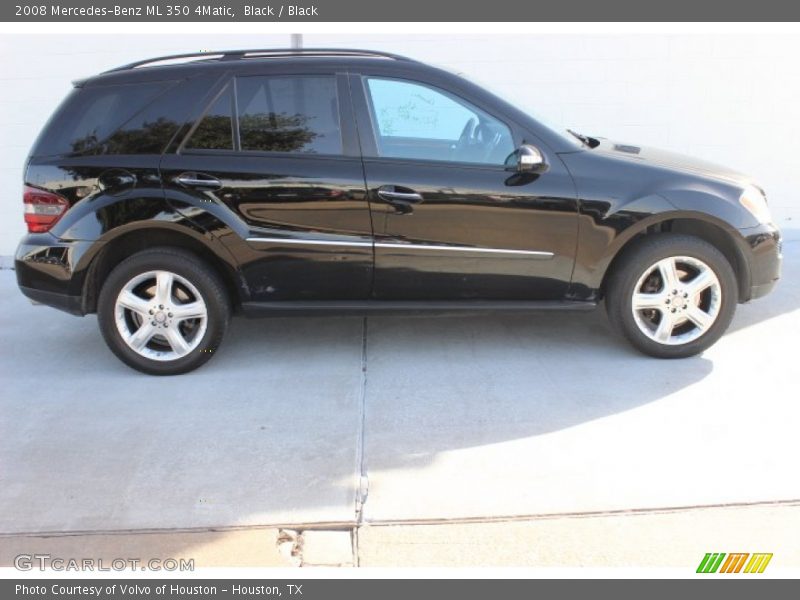 Black / Black 2008 Mercedes-Benz ML 350 4Matic