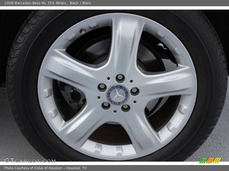 Black / Black 2008 Mercedes-Benz ML 350 4Matic