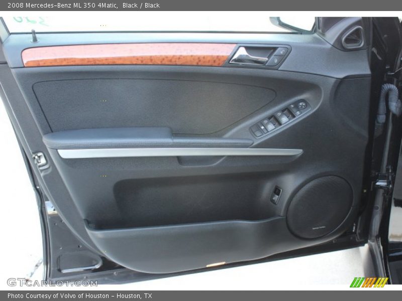 Black / Black 2008 Mercedes-Benz ML 350 4Matic