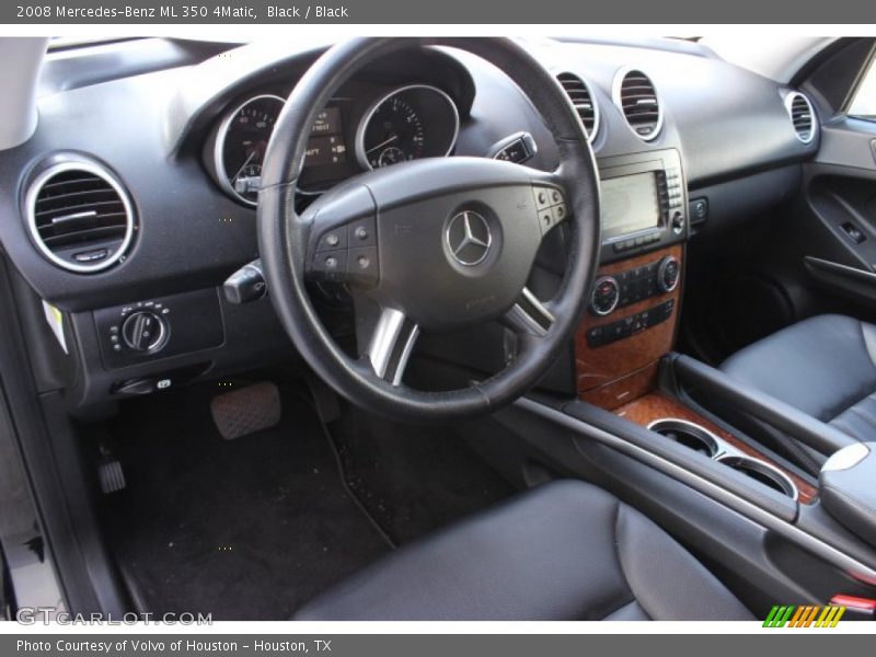 Black / Black 2008 Mercedes-Benz ML 350 4Matic