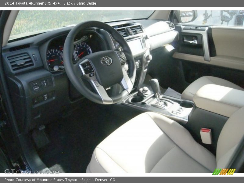 Black / Sand Beige 2014 Toyota 4Runner SR5 4x4